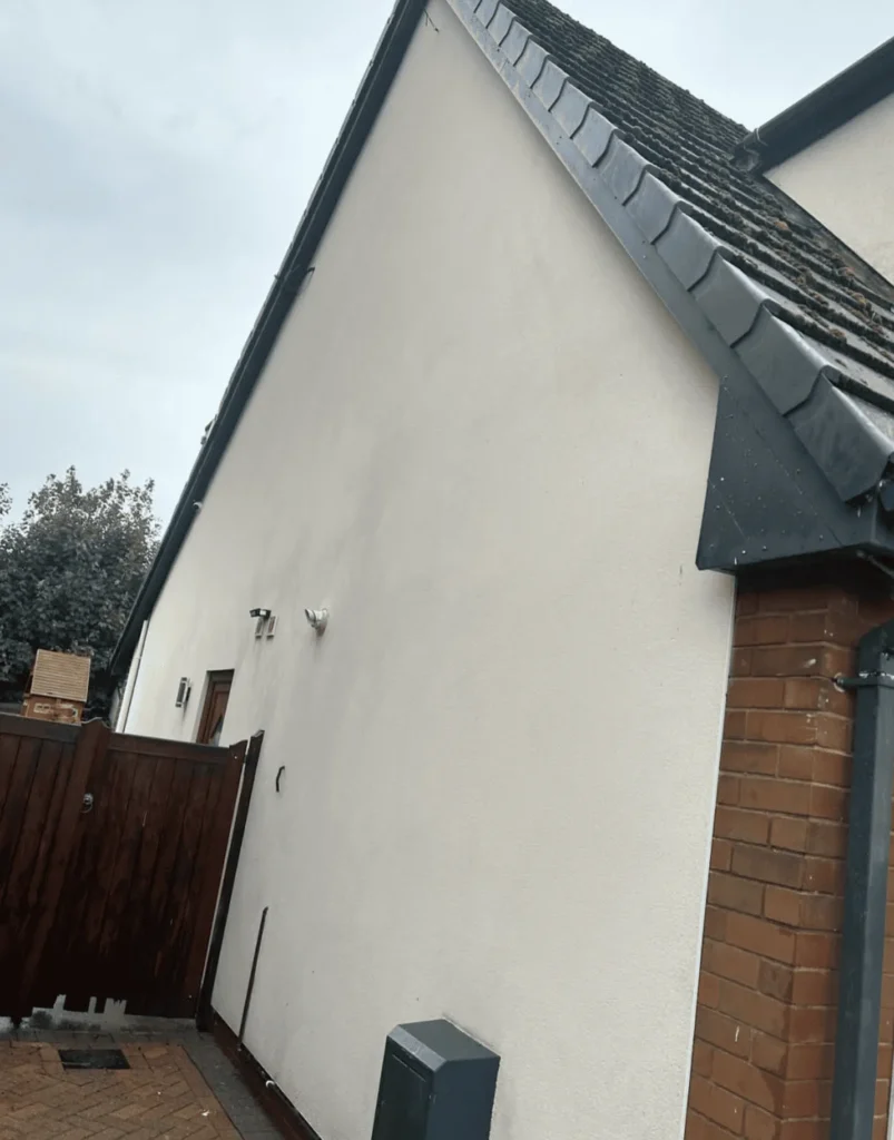 Rendered Walls in Winter Months